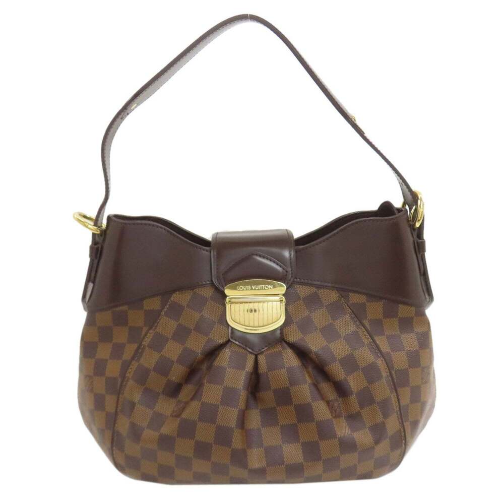LOUIS VUITTON Authentic Brown Damier Canvas Shoulder Bag
